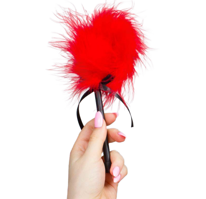 SECRETPLAY - ESPANADOR MARABOU VERMELHO