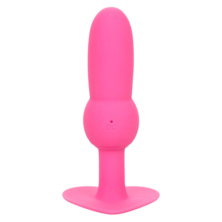 CALEXOTICS - FIRST TIME PLUG ANAL SONDA DE CONTAS 10 VIBRAÇÕES ROSA