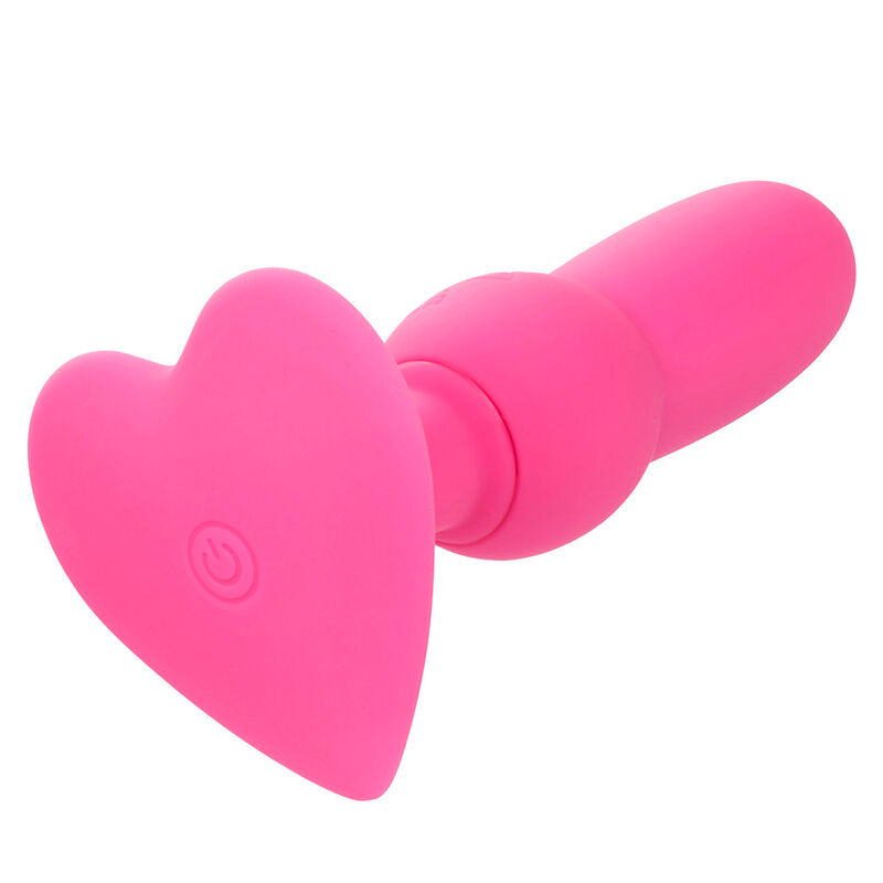 CALEXOTICS - FIRST TIME PLUG ANAL SONDA DE CONTAS 10 VIBRAÇÕES ROSA