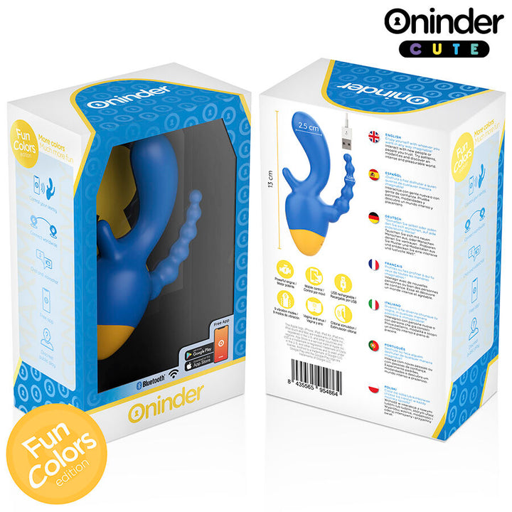ONINDER CUTE - LOVE 3 SOME VIBRADOR TRIPLO - APLICATIVO MUNDIAL GRATUITO