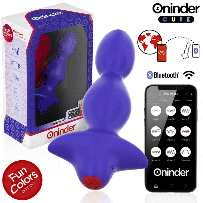 ONINDER CUTE - PLUG ANAL VIBRANTE LOVE BUTT - APLICATIVO MUNDIAL GRATUITO