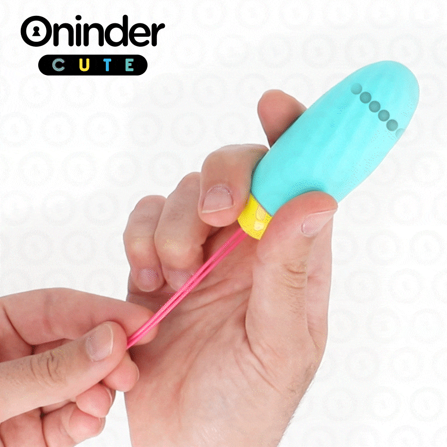 ONINDER CUTE - OVO DE SILICONE VIBRO-GIRATÓRIO LOVE PLEASURE - APLICATIVO MUNDIAL GRATUITO