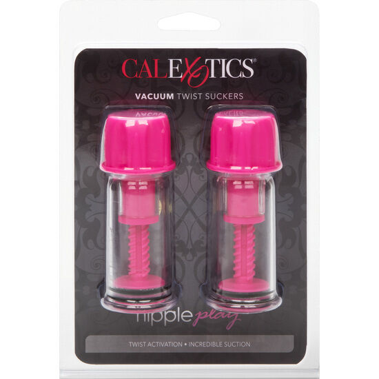 CALEXOTICS - VENTOSA DE SUCÇÃO DE MAMILOS VACCUM TWIST ROSA
