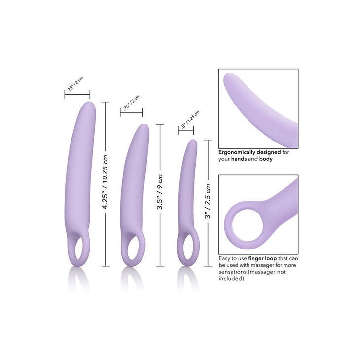 CALEXOTICS - DR LAURA BERMAN ALENA CONJUNTO DE 3 DILATADORES DE SILICONE