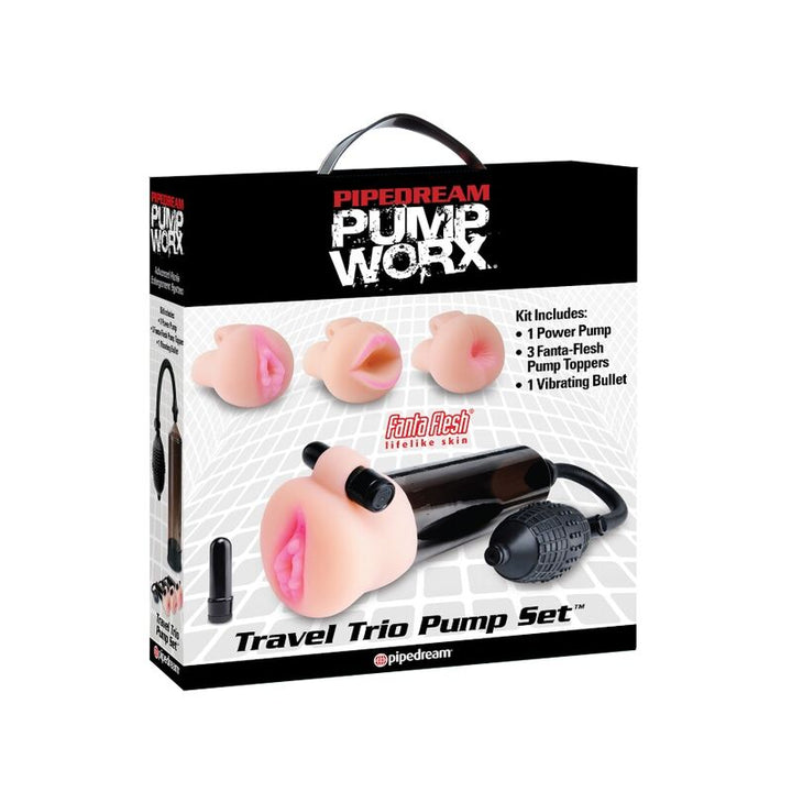 PUMP WORX - BOMBA DE SUCÇÃO COM MASTURBADOR