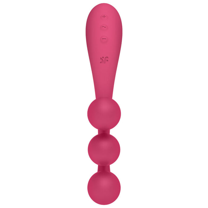 SATISFYER - MULTI VIBRADOR TRI BALL 1 VERMELHO