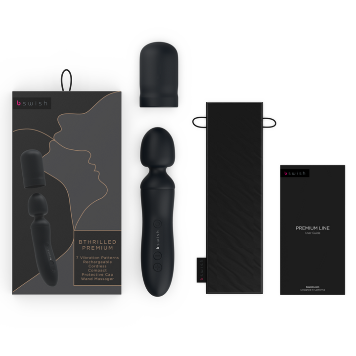 B SWISH - VARINHA VIBRADOR BTHRILLED PREMIUM PRETO