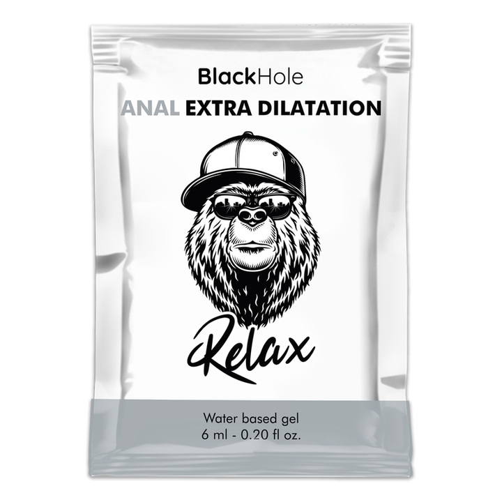BLACK HOLE - GEL À BASE DE ÁGUA EXTRA DILATAÇÃO 6 ML DOSE ÚNICA