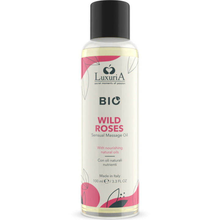 INTIMATELINE LUXURIA - ÓLEO DE MASSAGEM BIO ROSAS SELVAGENS 100 ML