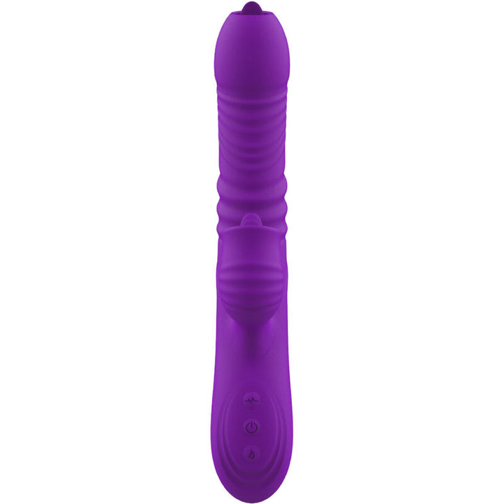 ARMONY - VIBRADOR DE COELHO TOTALMENTE G SPOT COM EFEITO DE CALOR VIOLETA DE LÍNGUA ESTIMULANTE