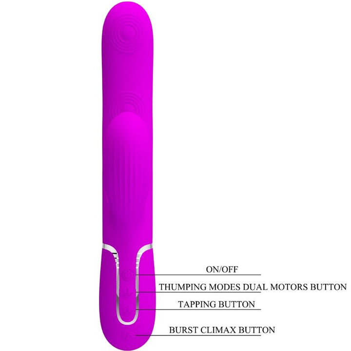 PRETTY LOVE - PERLITA MULTIFUNO 3 EM 1 VIBRADOR G-SPOT VIOLETA