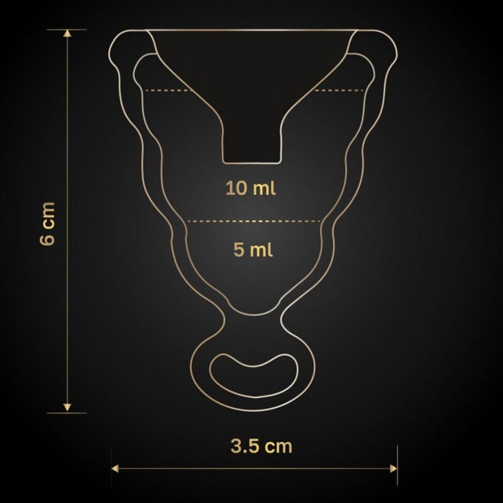 G-VIBE - GCUP COPO MENSTRUAL PRETO