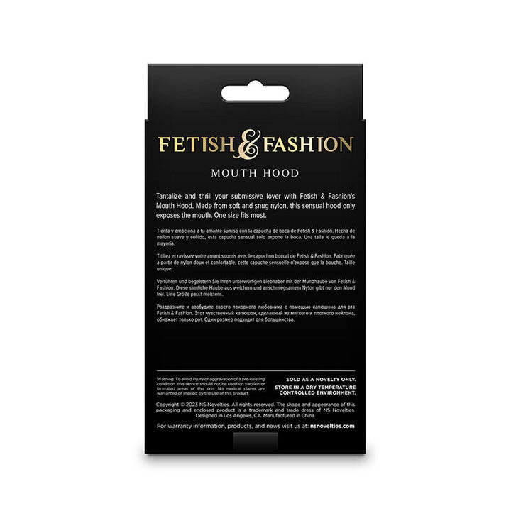NS NOVELTIES - FETISH & FASHION BOCA CAPUZ NYLON BRANCO