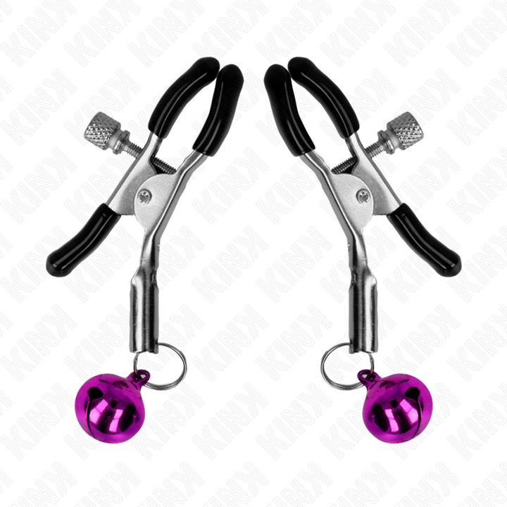 KINK - GRAMPO DE BICO SIMPLES ROXO 6 CM