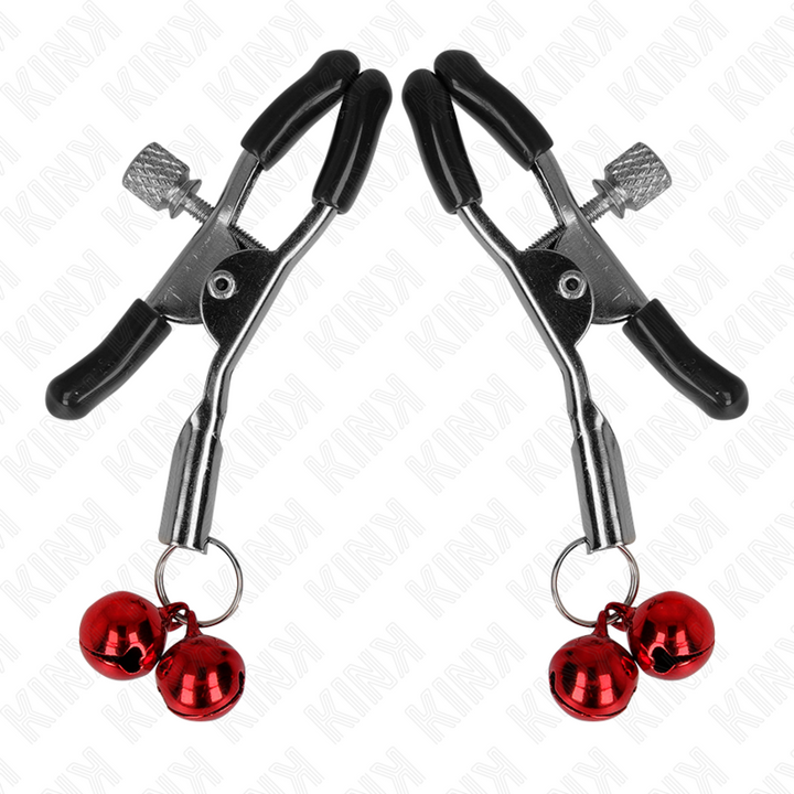 KINK - GRAMPO DE BICO DUPLO SINO VERMELHO 6 CM