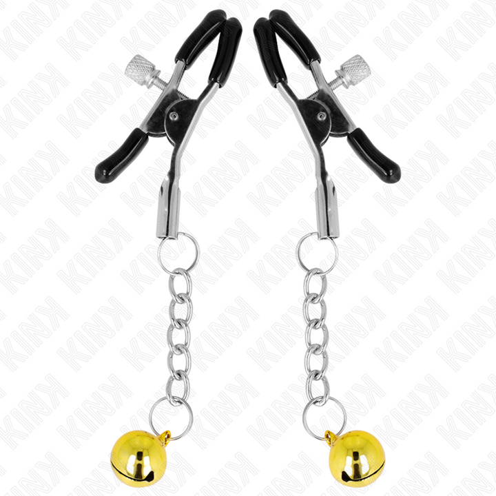 KINK - PINÇAS PINGENTE JINGLE BELL DOURADA 6 CM