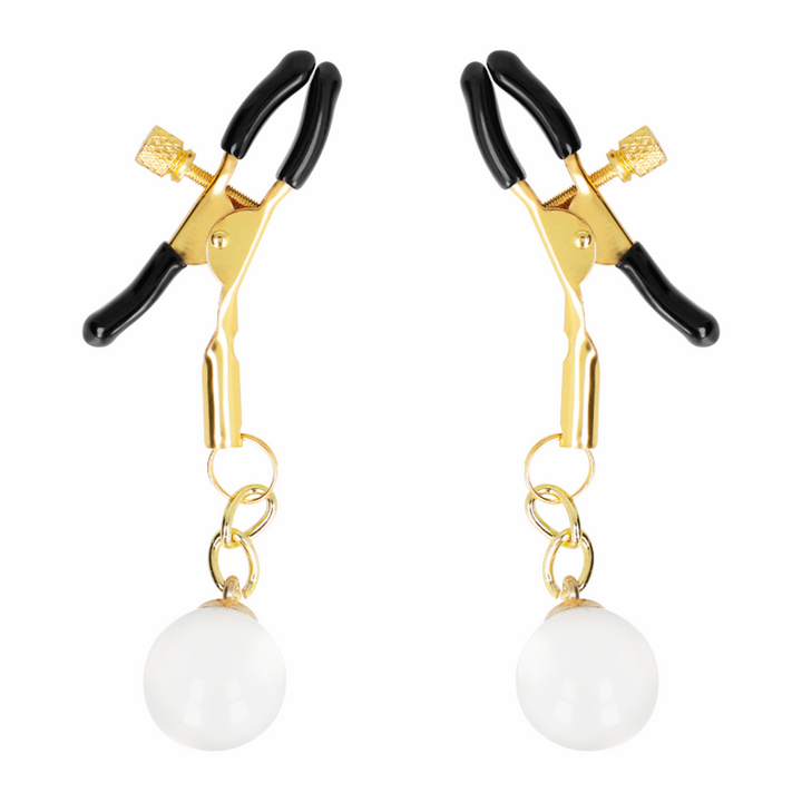 KINK - GRAMPOS DE BICO DE VIDRO OURO 6 CM