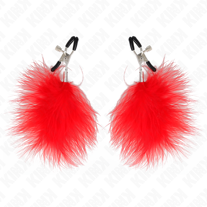 KINK - GRAMPO DE PENA VERMELHO 7 CM