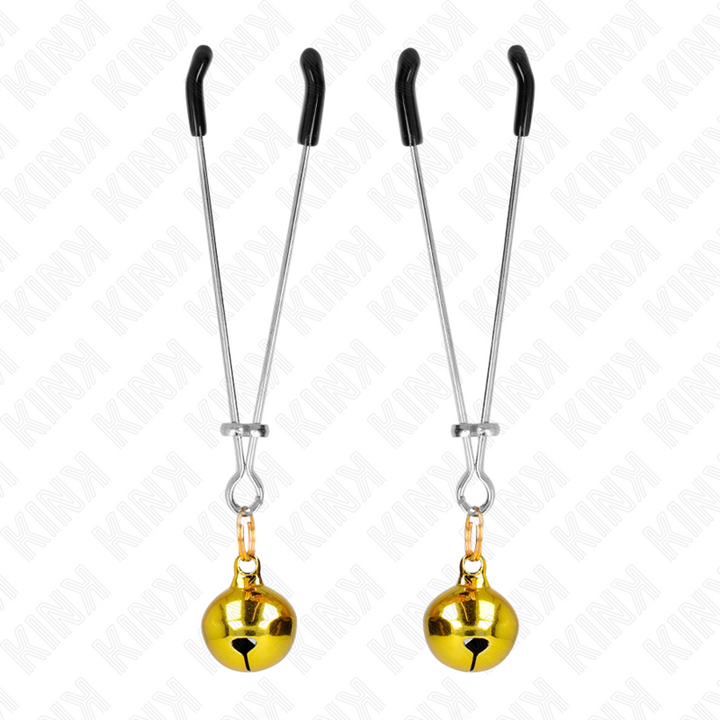 KINK - PINÇAS DE BINO FINAS OURO 7 CM