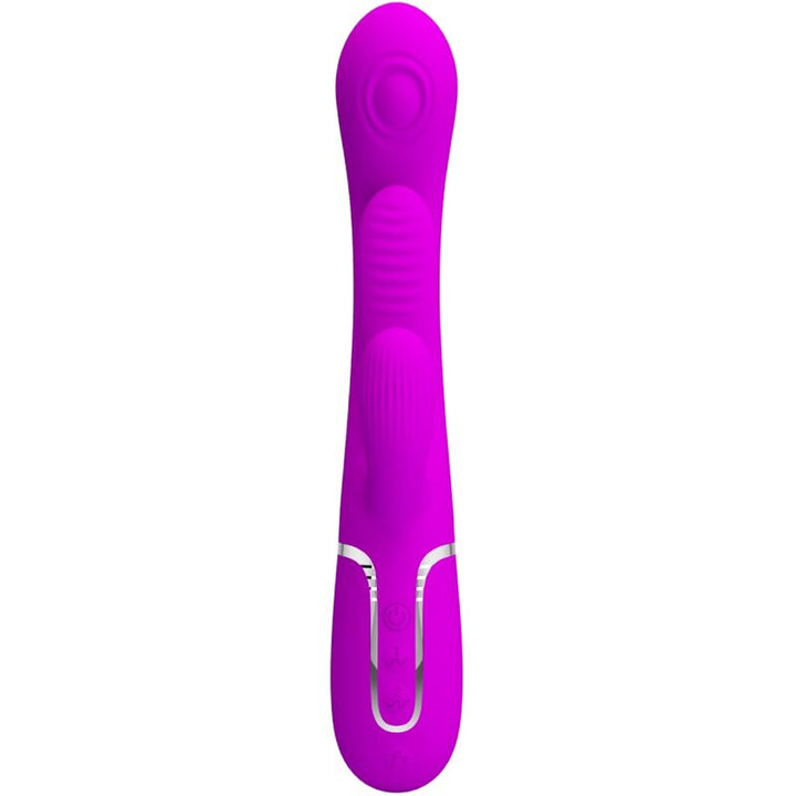 PRETTY LOVE - SHANIA TRIPLE RABBIT VIBRADOR MULTIFUNCIONAL ROSA