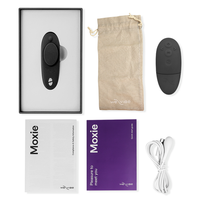 WE-VIBE - VIBRADOR CLITÓRICO MOXIE + PRETO