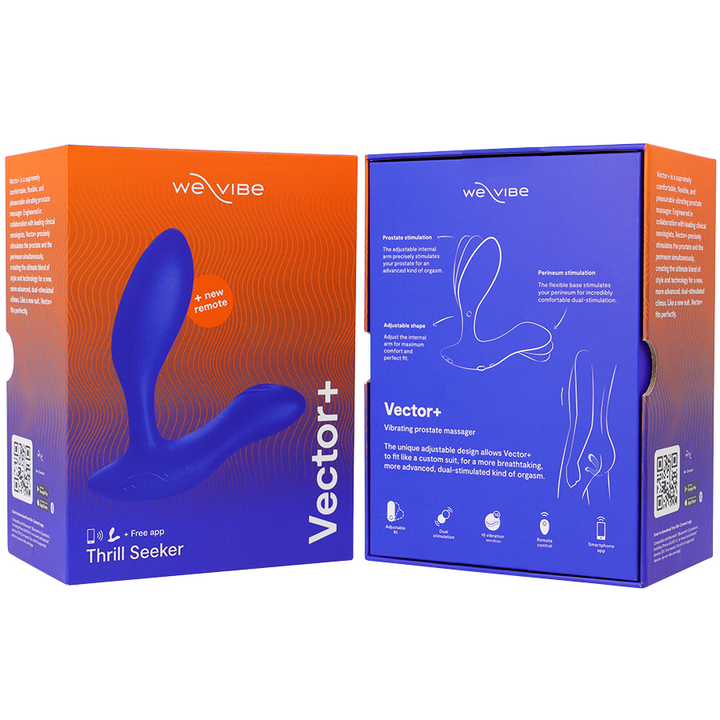 WE-VIBE - MASSAGEADOR DE PRÓSTATA VECTOR+ AZUL