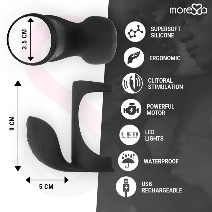 MORESSA - ANEL VIBRADOR BRANDON COM TAMPA