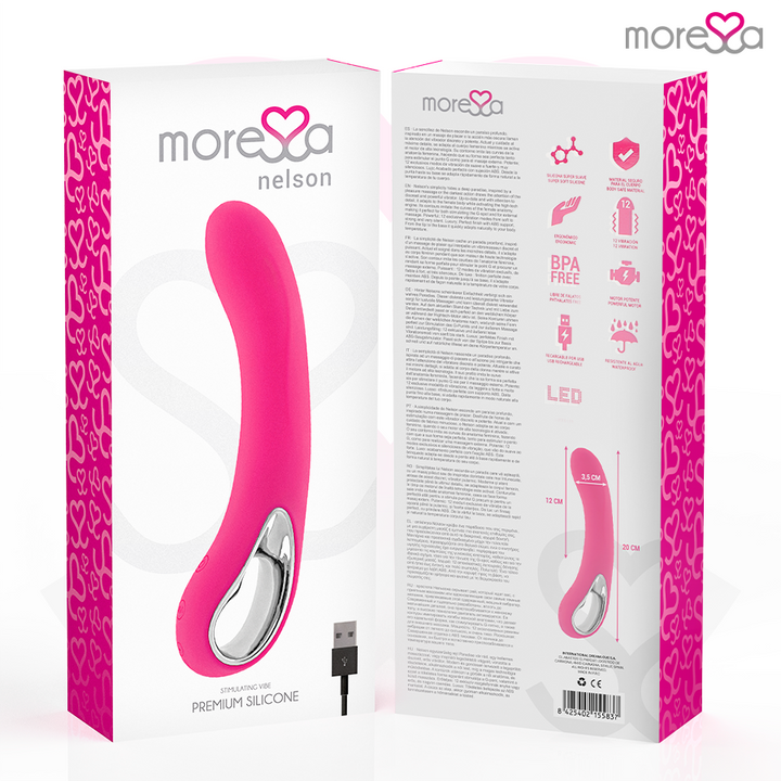 MORESSA - NELSON PREMIUM SILICONE RECARREGVEL