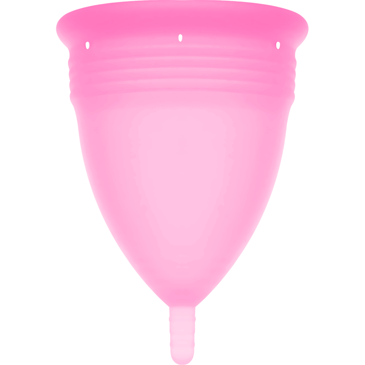 STERCUP - COPO MENSTRUAL DE SILICONE FDA ROSA - TAMANHO L